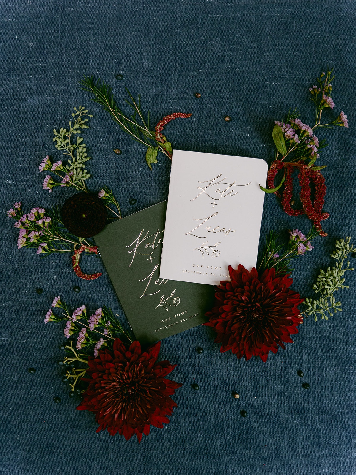 olive vow booklets