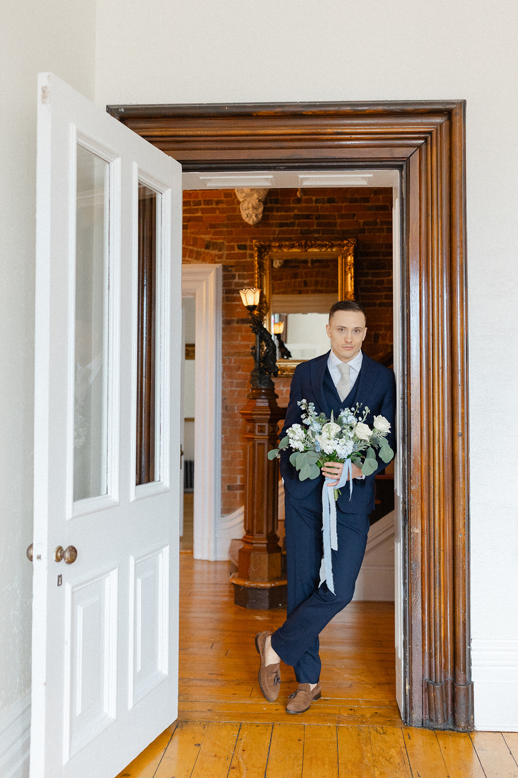navy blue suit for groom