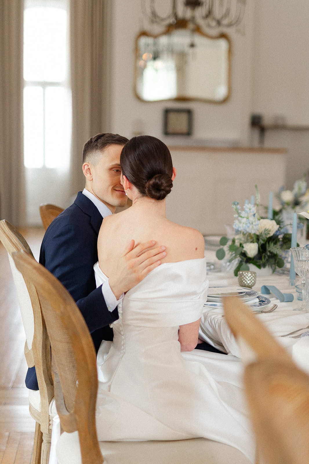 button back Cinderella inspired wedding dress