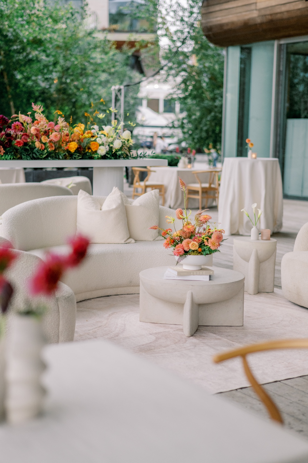 neutral cocktail hour furniture