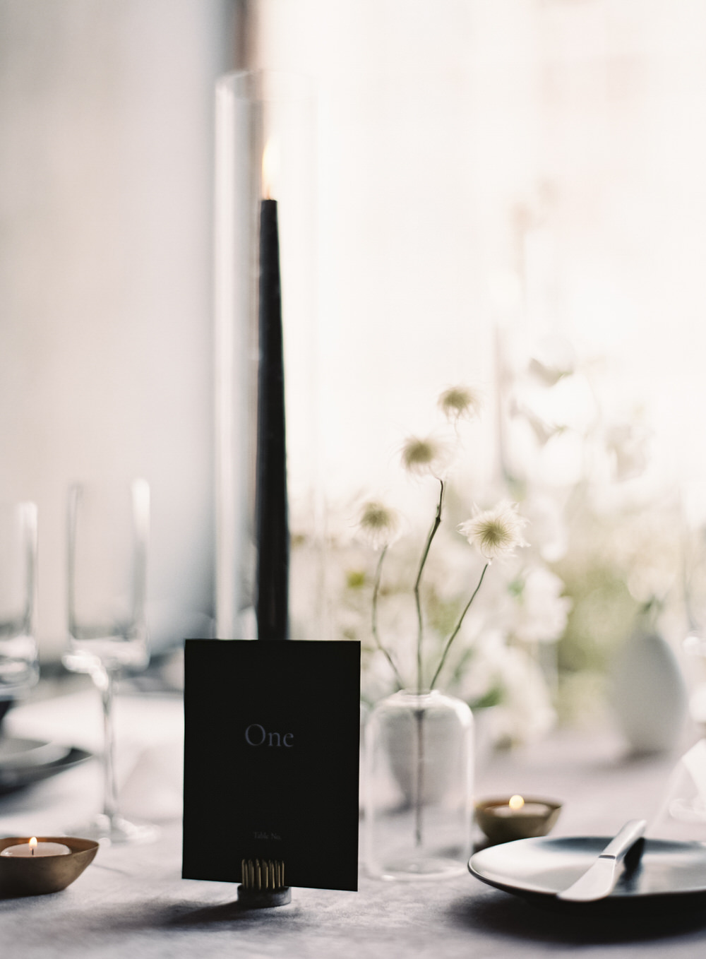 modern loft wedding romantic