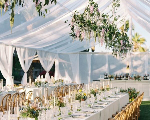 Moody Garden Party Wedding With Architectural Flow At Biltmore Arizona