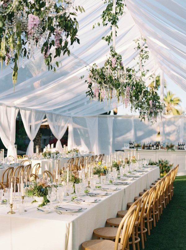 Moody Garden Party Wedding With Architectural Flow At Biltmore Arizona