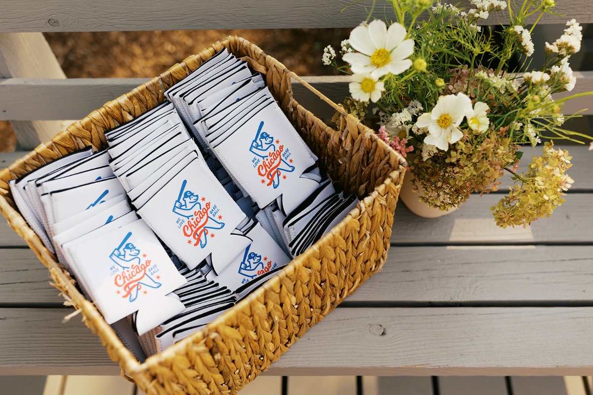 chicago cubs wedding favor ideas