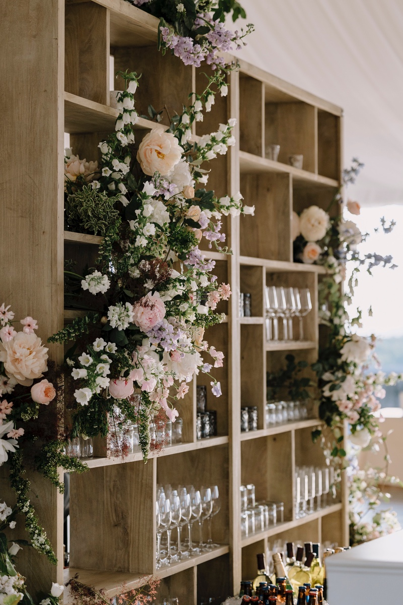 custom bar for wedding