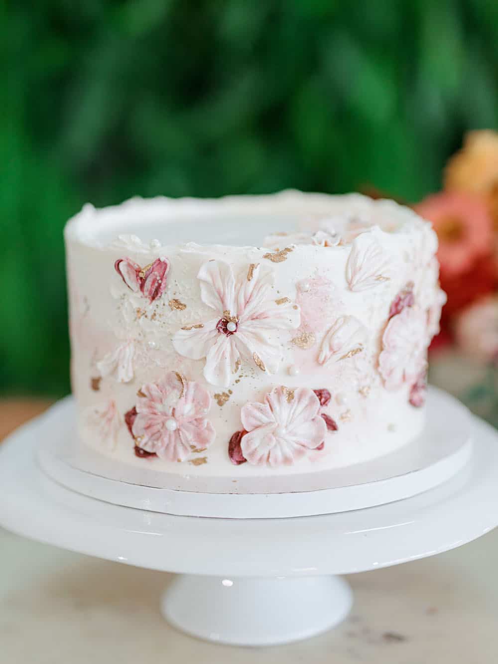 Rainy Day Mountain Wedding Bold Color