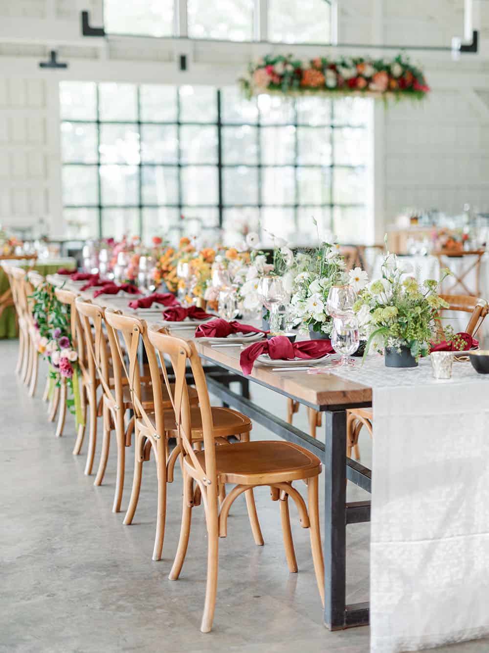 Rainy Day Mountain Wedding Bold Color