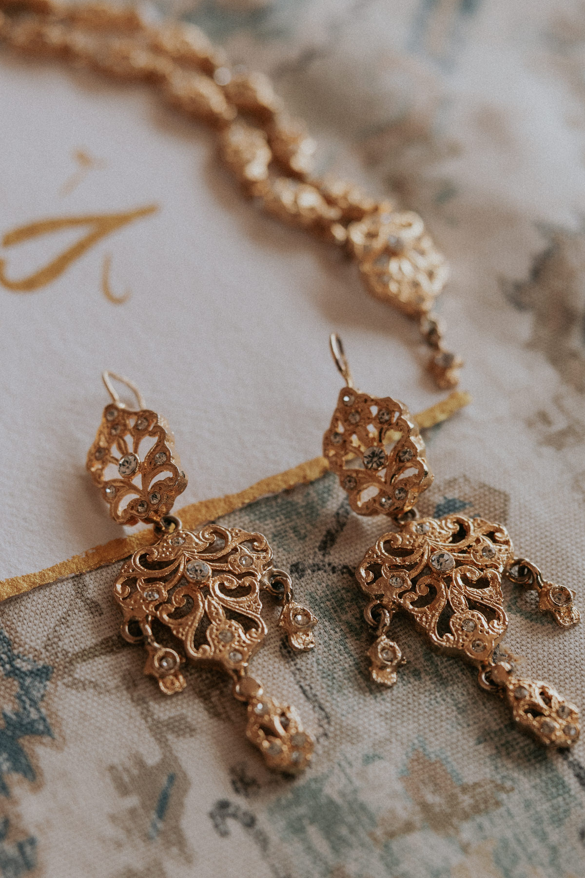 moroccan bridal earrings