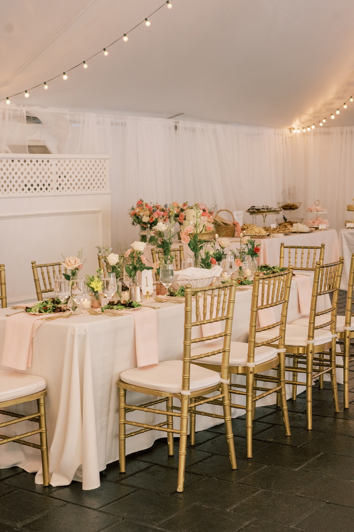 pink linens