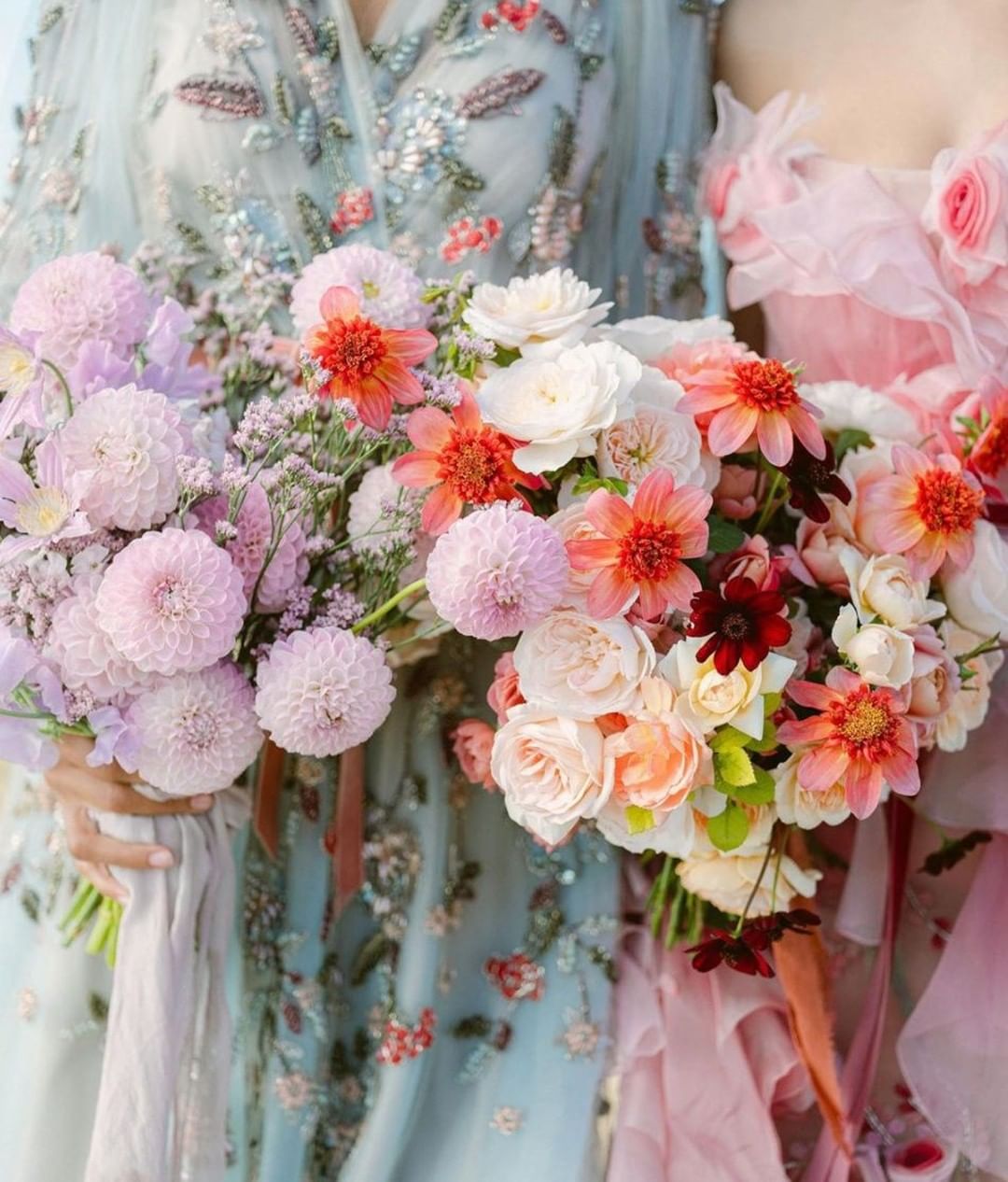 Vivid Summer Bouquets Bright Wedding Palettes