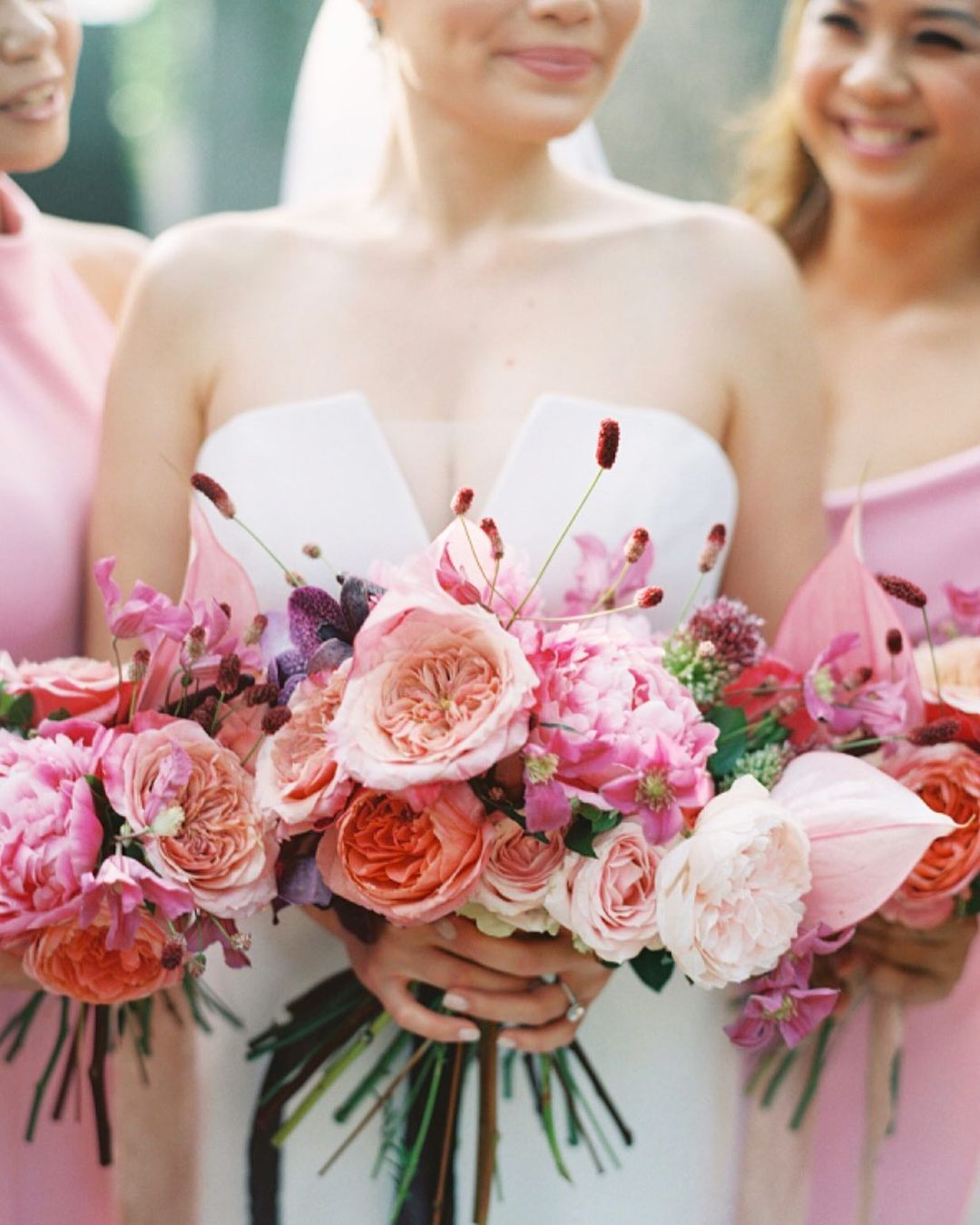 Vivid Summer Bouquets Bright Wedding Palettes