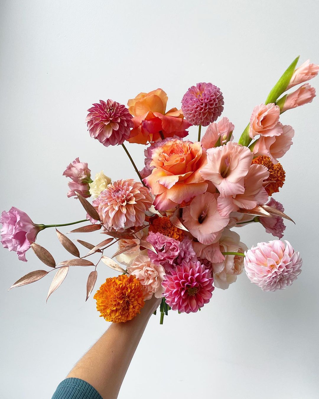 Vivid Summer Bouquets Bright Wedding Palettes