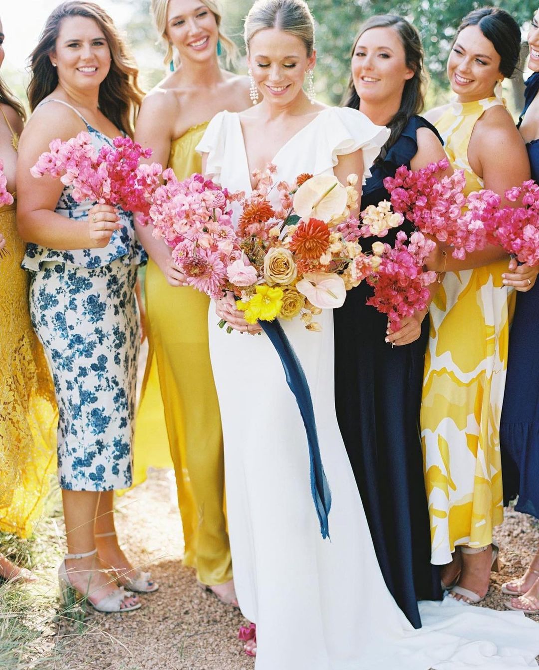 Vivid Summer Bouquets Bright Wedding Palettes