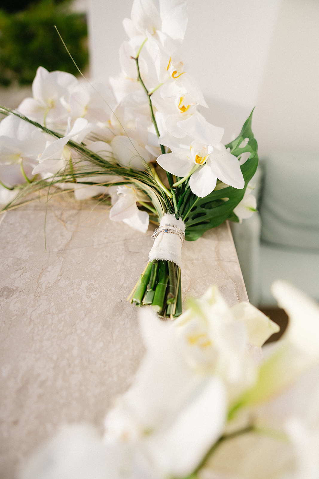 modern galia lahav bride bouquet