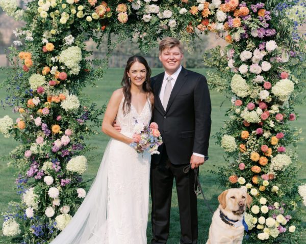 This Colorful Floral-Filled Wedding Incorporated Creative Nods to the Couple’s Brewery