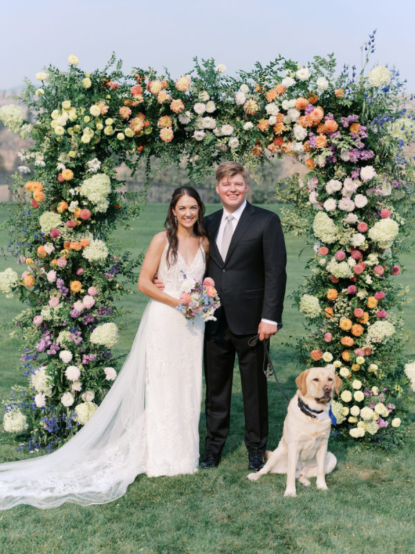 This Colorful Floral-Filled Wedding Incorporated Creative Nods to the Couple’s Brewery