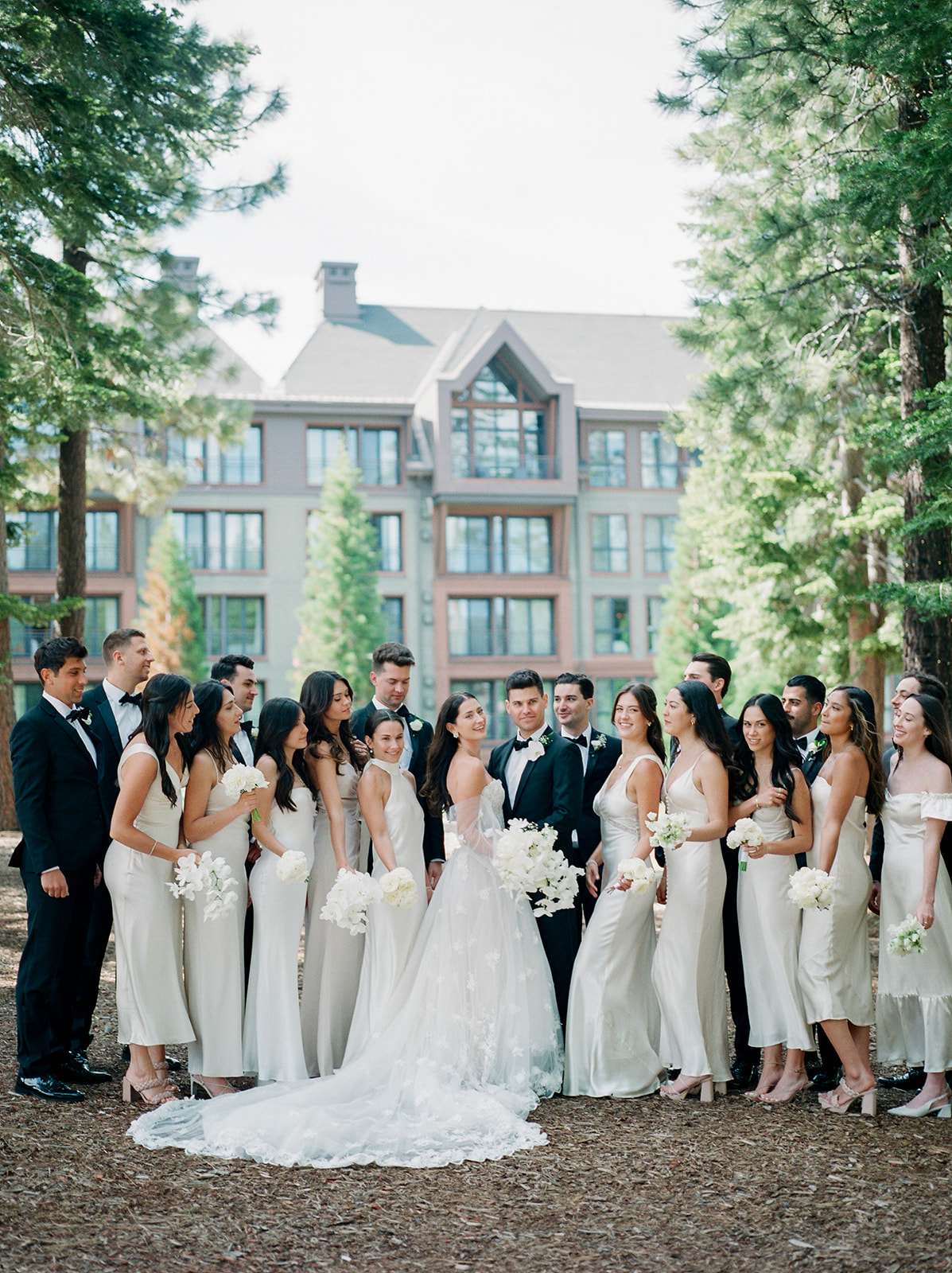 black tie wedding party ideas