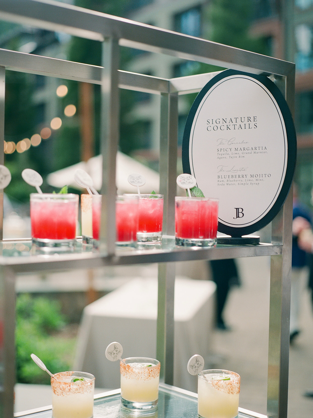 spicy margarita signature cocktail for wedding