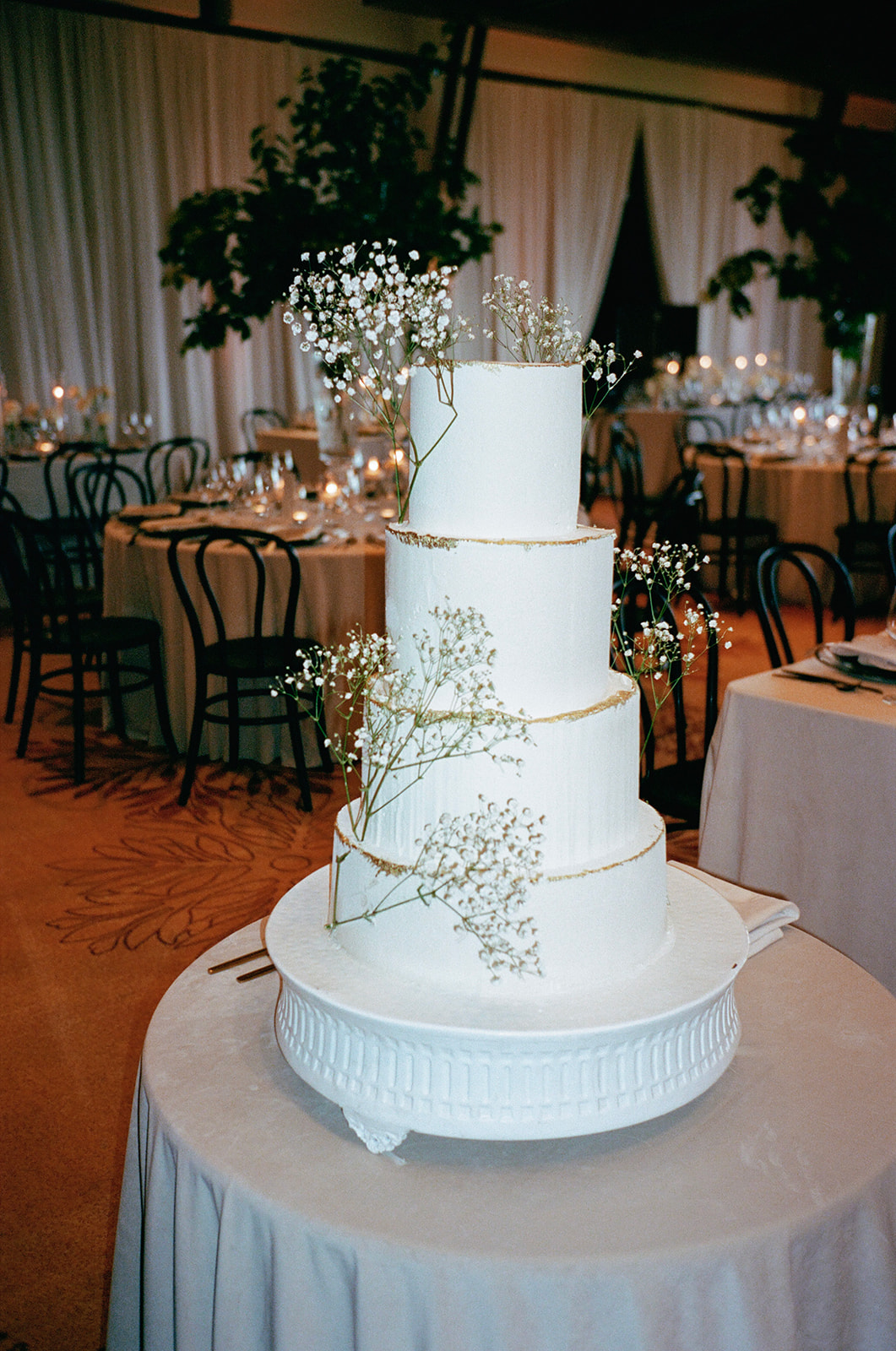 simple buttercream wedding cake