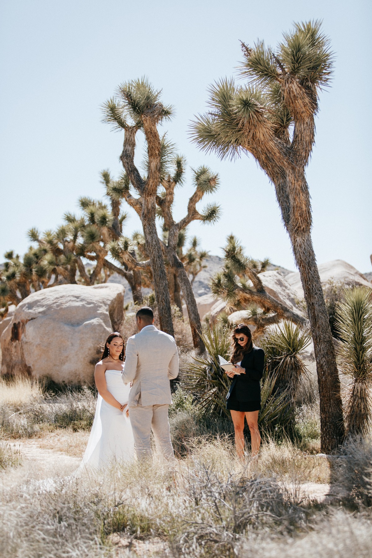 Joshua Tree wedding ceremony