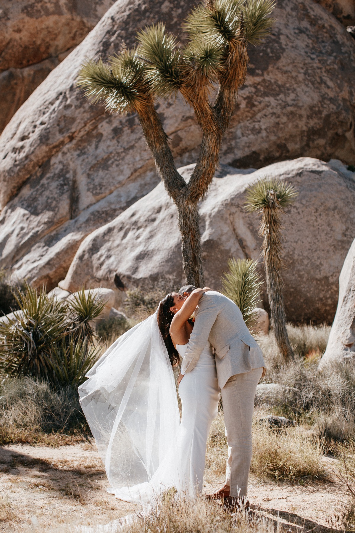 Joshua Tree elopement ceremony