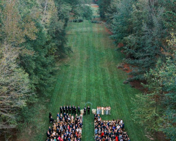 A Heartfelt Backyard Wedding with Earthy Florals and Antique Touches