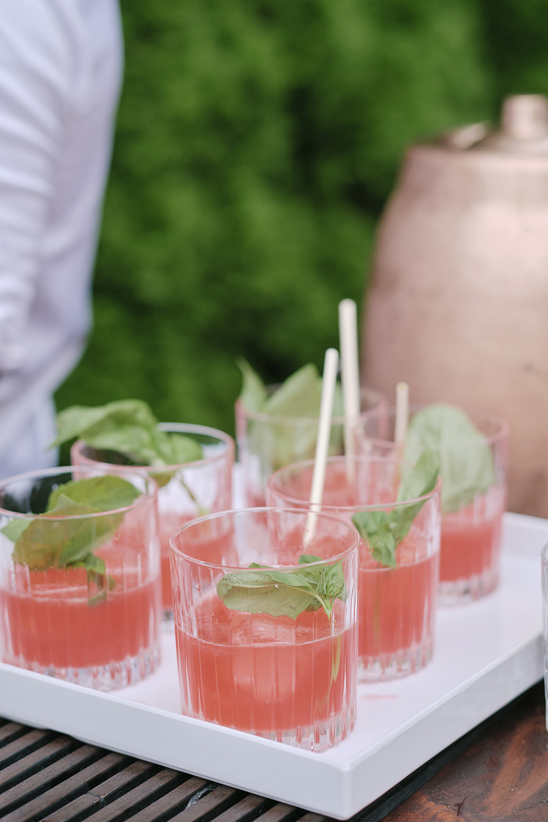 custom cocktails with fresh herbs