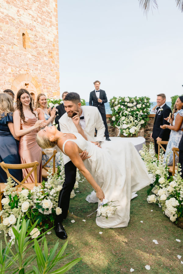 A Summer Wedding in France at Chateau De La Napoule That Celebrates Grandeur
