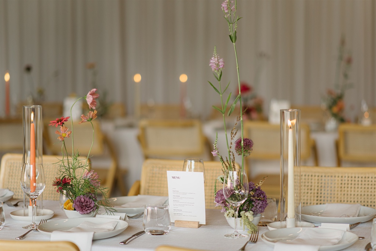 wildflower centerpieces