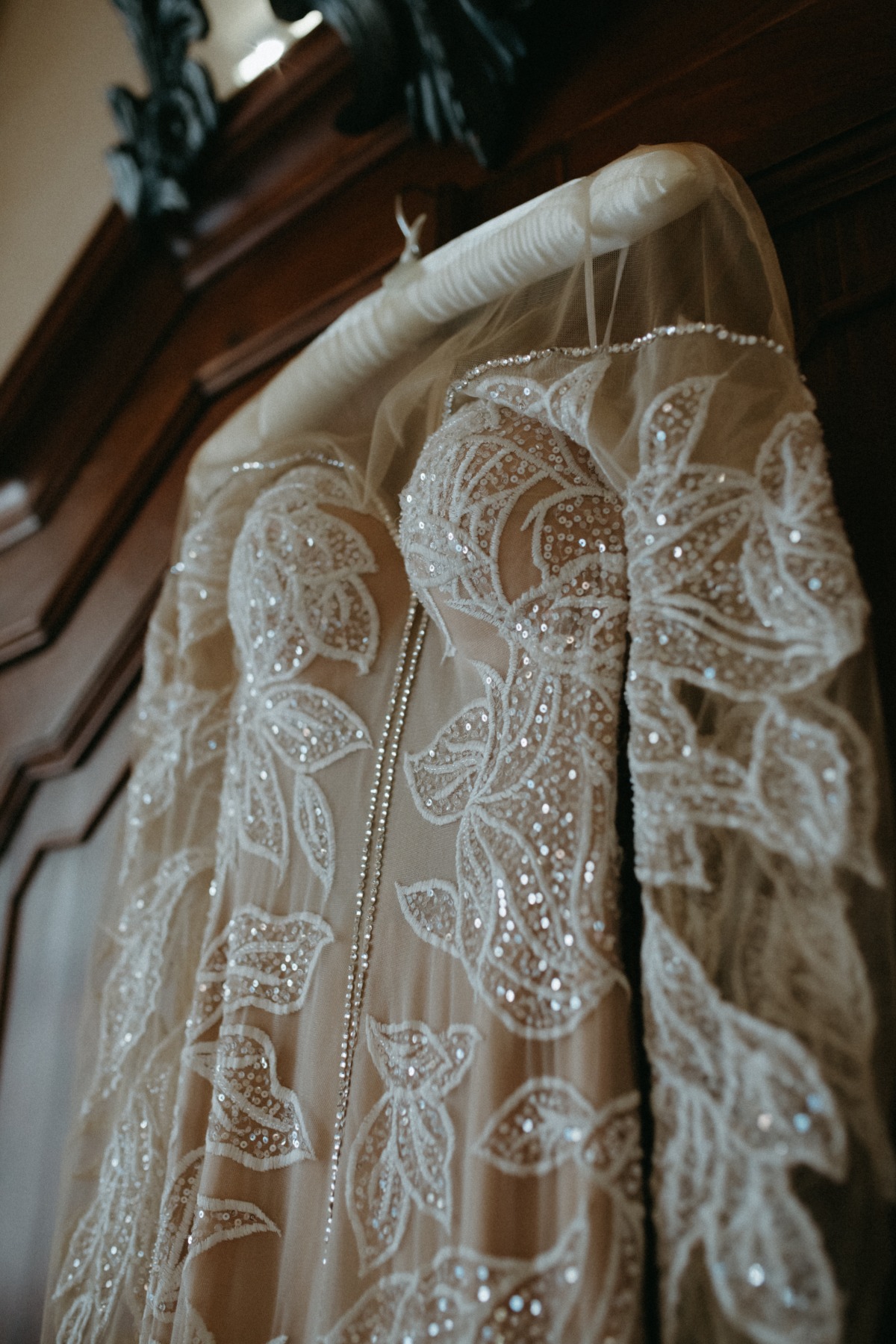 naked wedding dress
