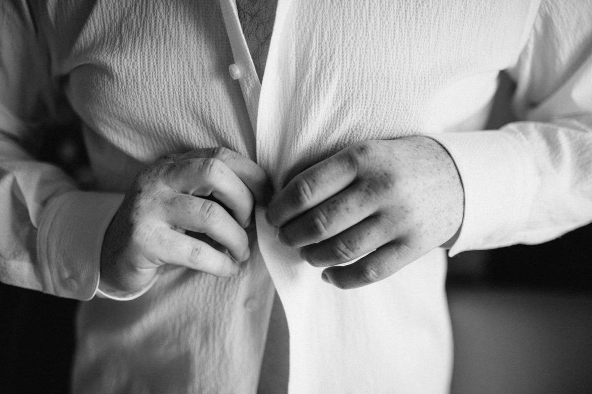 groom getting ready photos