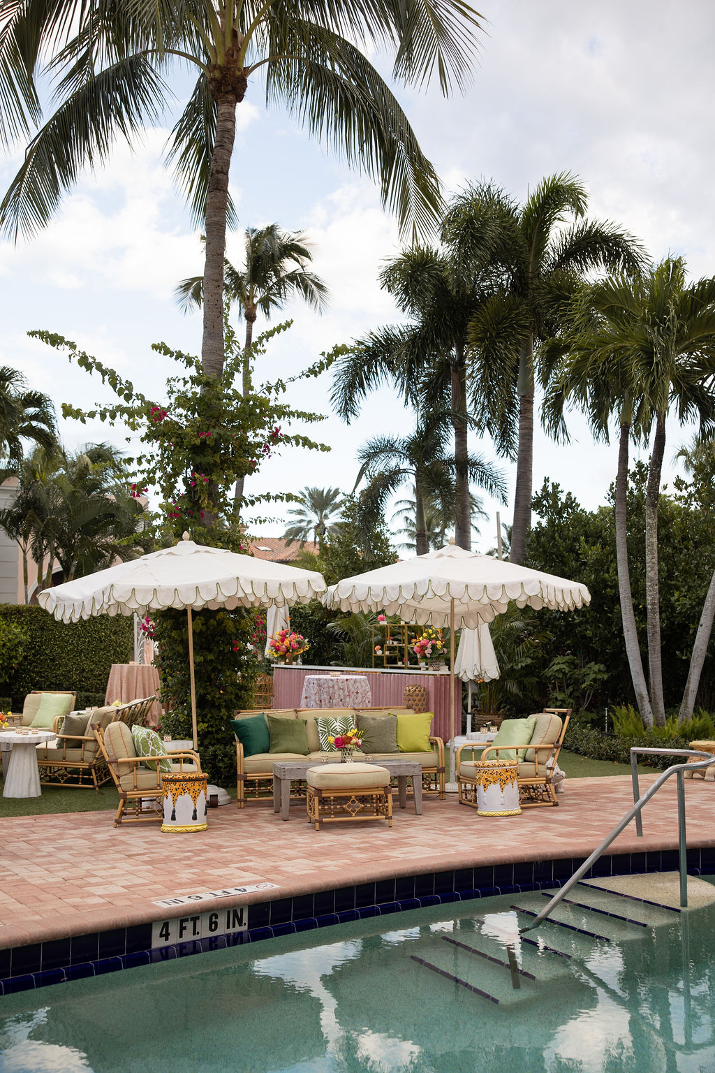 poolside wedding venue in palm beach