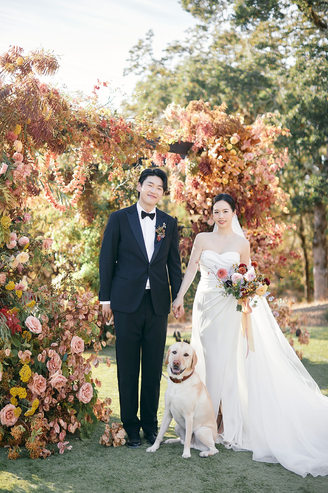 fall foliage wedding 