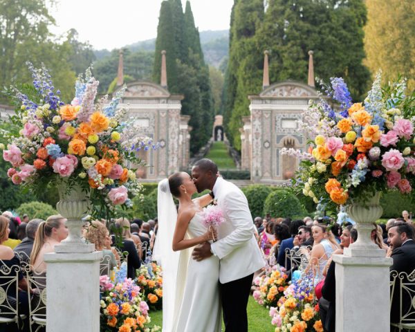 A Color-Forward Celebration with a Fresh Take on Classic Wedding Style at Villa d’Este