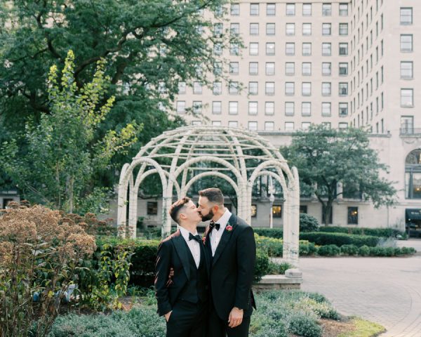 A Midnight Garden Wedding Inspired by Vintage French Chateaus