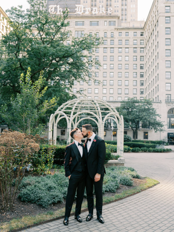 A Midnight Garden Wedding Inspired by Vintage French Chateaus