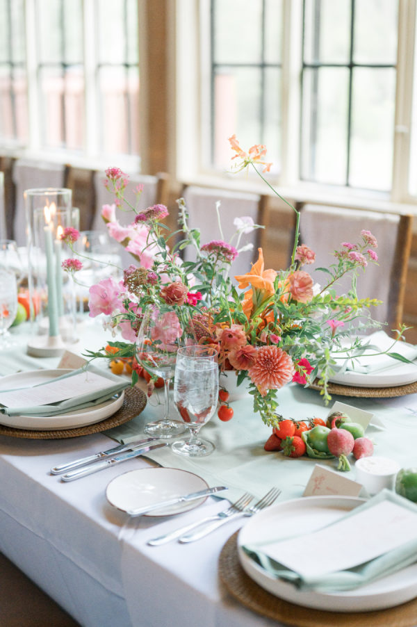 A Playful Peach-Toned Wedding Rooted in Summer’s Bounty