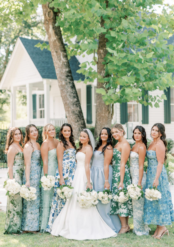 A Refined Coastal Celebration in Fairhope with Floral Prints and Effortless Style