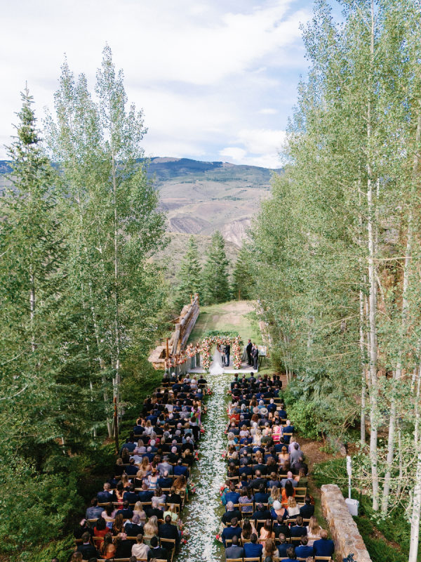 A Sophisticated Garden Party Wedding in the Mountains with a Fresh, Modern Twist