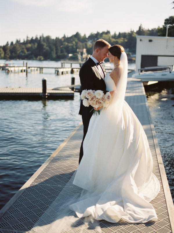 A Study in Blush: Timeless Romance Meets Feminine Refinement at Seattle Tennis Club
