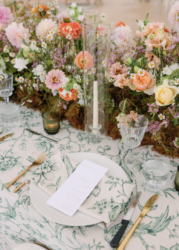 Custom Linens, Disco Balls, and Heartfelt Moments Define This Castle Wedding