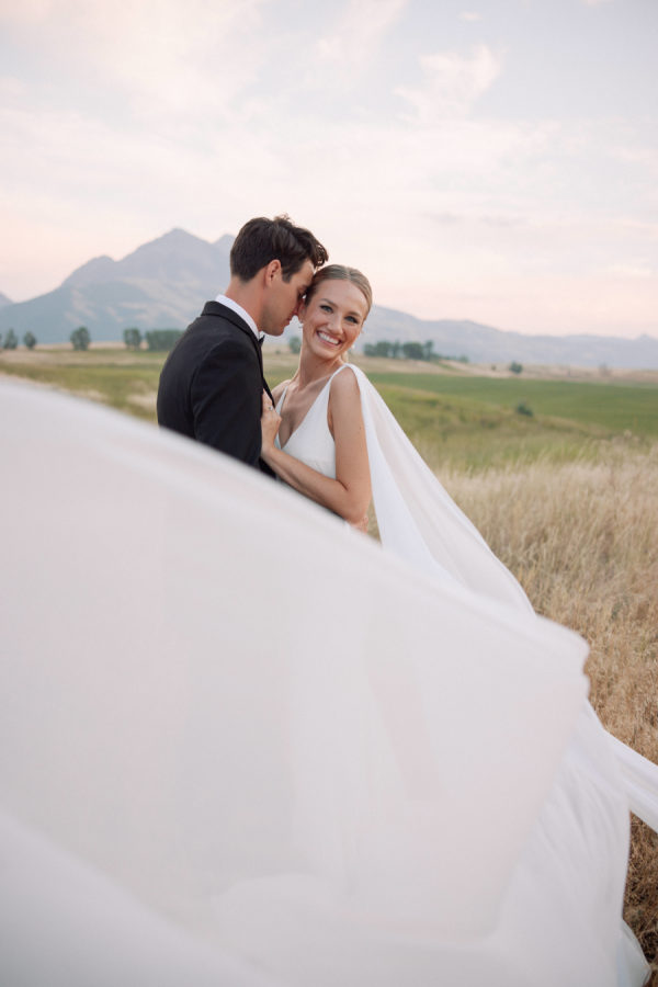 Montana Wedding Magic with Forest Greens, Fly Fishing Touches, and Wild Florals
