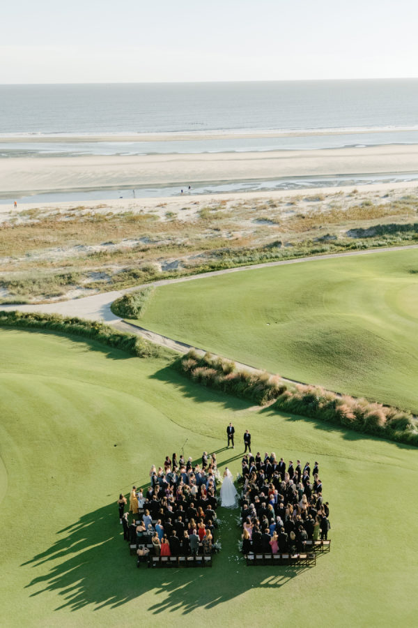 Resort Greens and Rattan Dreams in a Lowcountry-Inspired Wedding Weekend