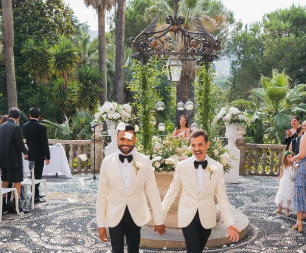 Sunset Vows and Seaside Splendor at Villa Durazzo’s 17th-Century Baroque Estate