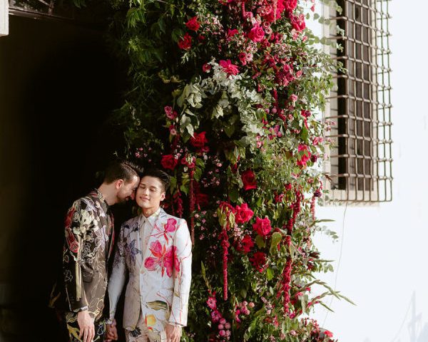 A Bold and Beautifully Symbolic Wedding Inspired by Renaissance Art and Modern Love