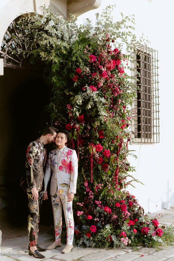 A Bold and Beautifully Symbolic Wedding Inspired by Renaissance Art and Modern Love