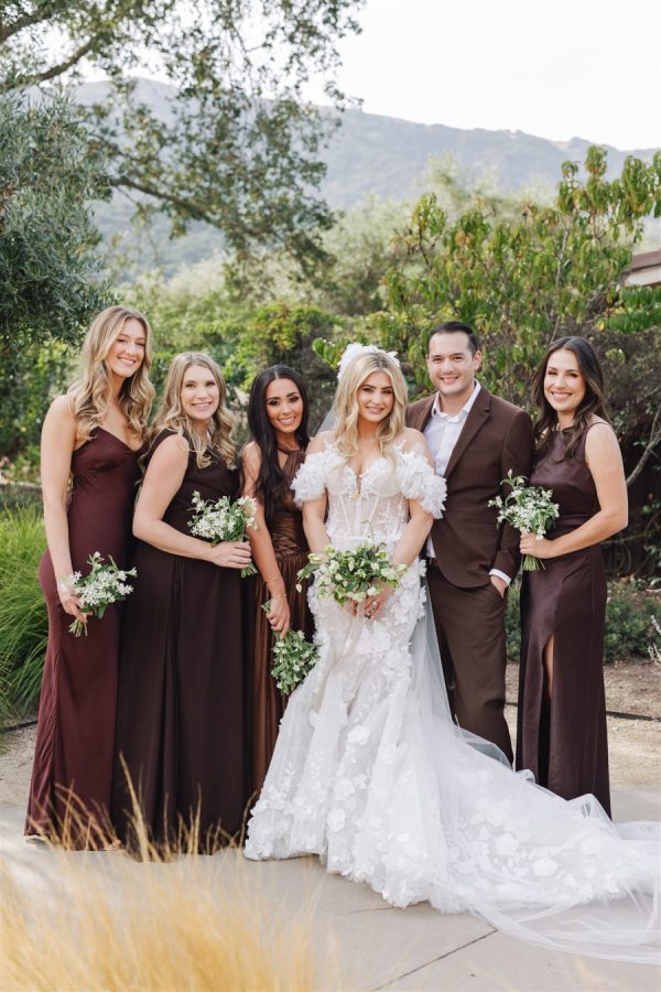 A Lush Garden Party Wedding in Carmel Valley With Earthy Textures