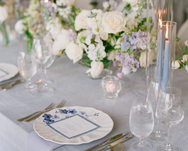 A Seaside Celebration in Sea Glass Hues at Gibson Island Club