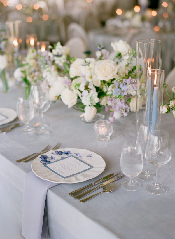 A Seaside Celebration in Sea Glass Hues at Gibson Island Club