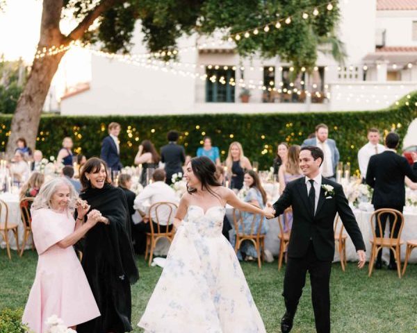 An Al Fresco Summer Wedding Filled With Soft Florals at Santa Barbara Club